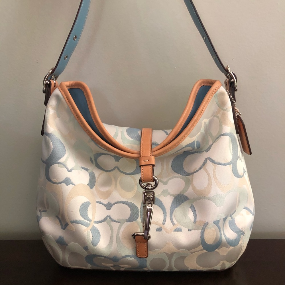 Blue Coach Purse